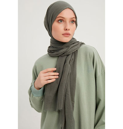 Modefa Shawl Grey Green Comfort Hijab Shawl - Grey Green