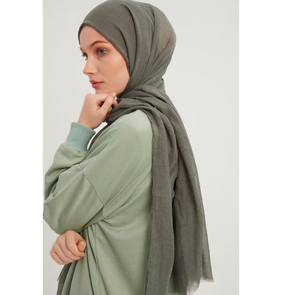 Modefa Shawl Grey Green Comfort Hijab Shawl - Grey Green