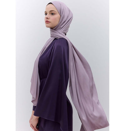 Modefa Shawl Lavender Satin Elegance Shawl Hijab - Lavender