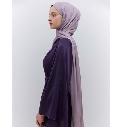 Modefa Shawl Lavender Satin Elegance Shawl Hijab - Lavender
