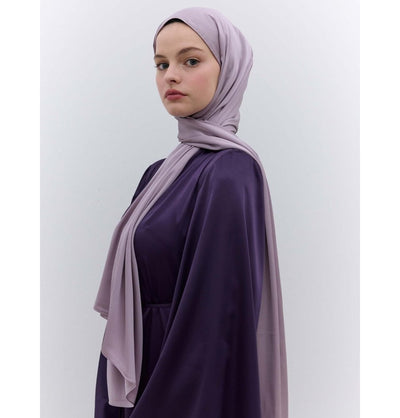 Modefa Shawl Lavender Satin Elegance Shawl Hijab - Lavender