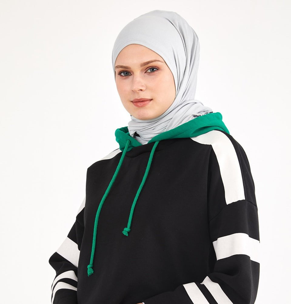 Modefa Shawl Light Grey Soft Jersey Shawl Hijab - Light Grey
