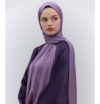 Modefa Shawl Lilac Satin Elegance Shawl Hijab - Lilac