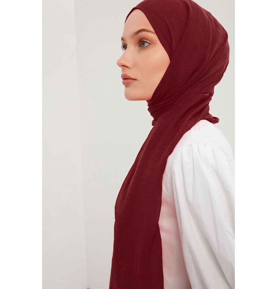 Modefa Shawl Maroon Comfort Hijab Shawl - Maroon