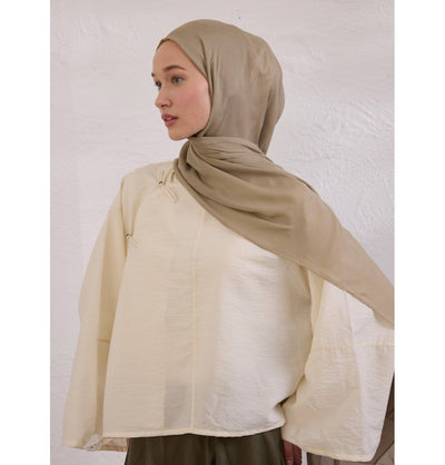 Modefa Shawl Mink Everyday Basic Soft Viscose Shawl Hijab - Mink