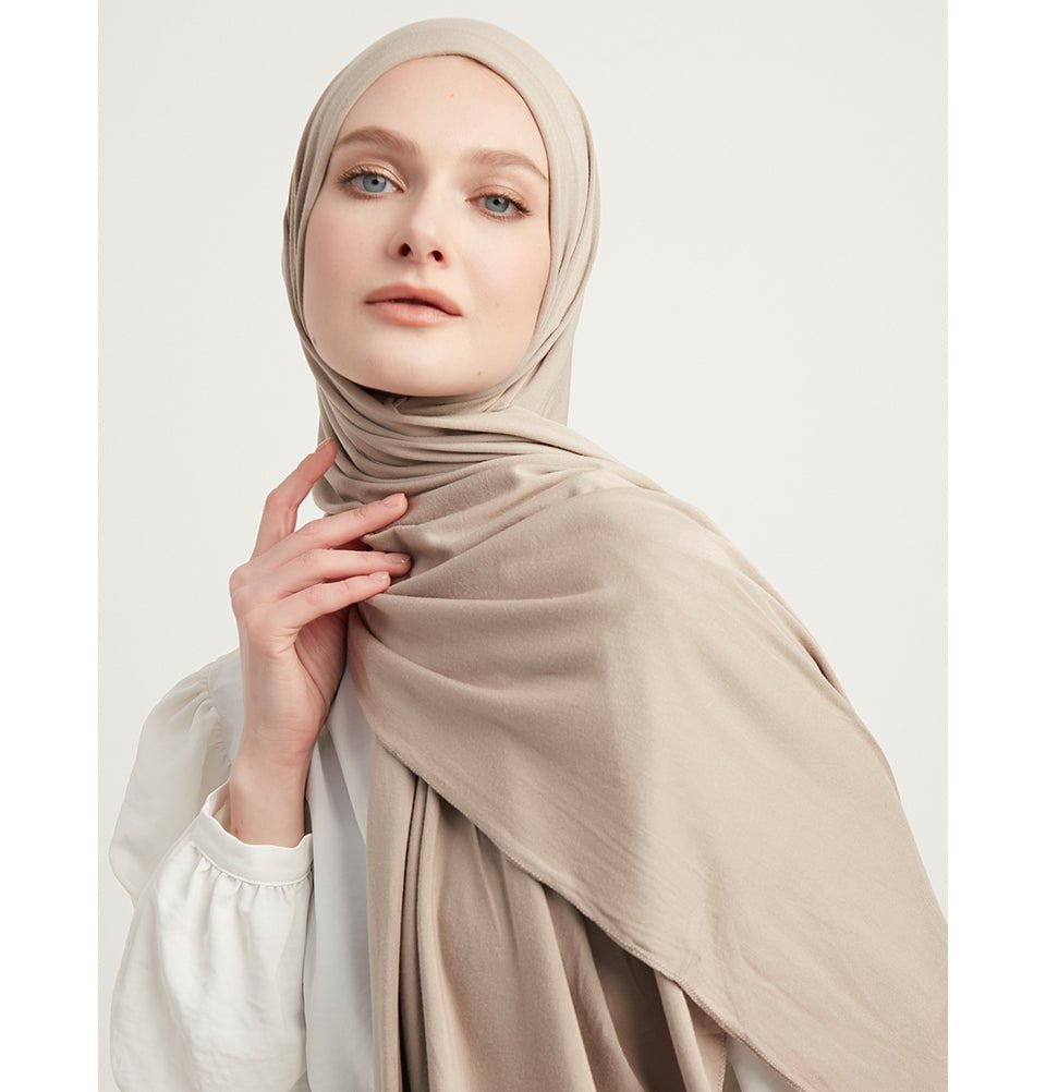 Modefa Shawl Mink Modefa Premium Jersey Hijab Shawl - Mink