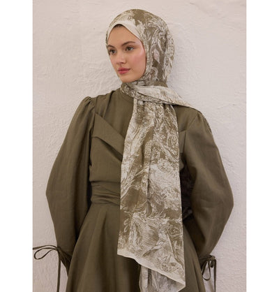 Modefa Shawl Mink Rami Lightweight Hijab Shawl Secret Elegance - Mink