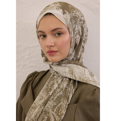 Modefa Shawl Mink Rami Lightweight Hijab Shawl Secret Elegance - Mink