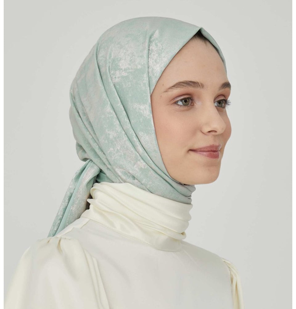 Modefa Shawl Mint Luxury Shine Hijab Shawl - Mint