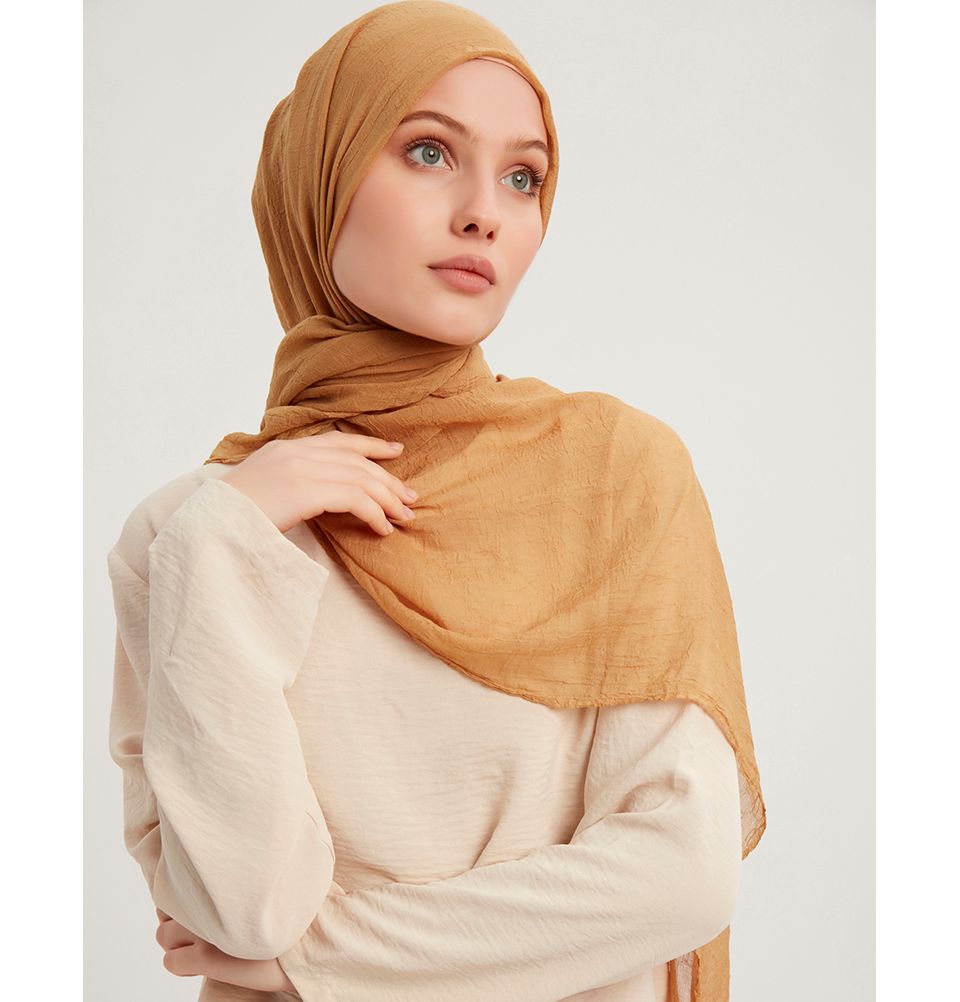 Modefa Shawl Mustard Comfort Hijab Shawl - Mustard