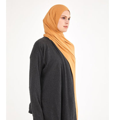 Modefa Shawl Mustard Soft Jersey Shawl Hijab - Mustard