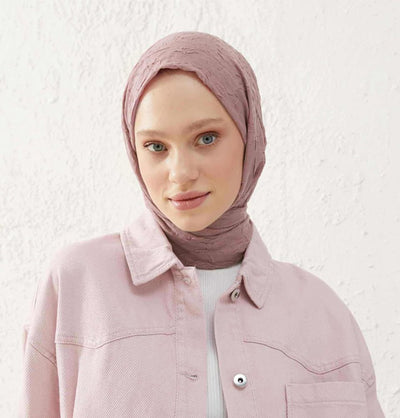 Modefa Shawl Muted Pink Bamboo Viscose Summer Hijab Shawl - Muted Pink