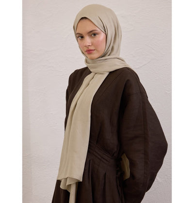 Modefa Shawl Natural Beige Everyday Basic Soft Viscose Shawl Hijab - Natural Beige