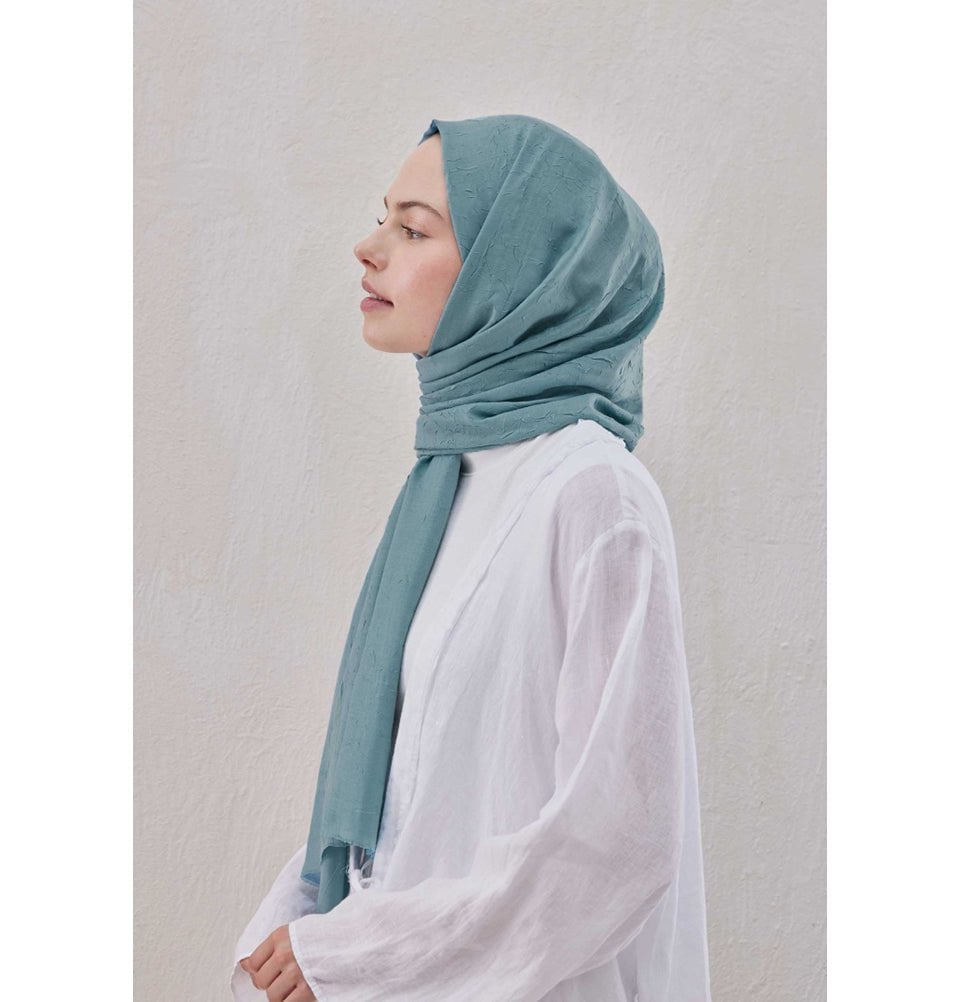 Modefa Shawl Ocean Blue Bamboo Viscose Summer Hijab Shawl - Ocean Blue