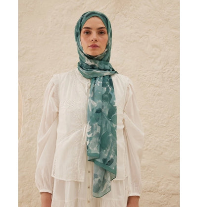 Modefa Shawl Ocean Rami Lightweight Hijab Shawl Lizzy - Ocean