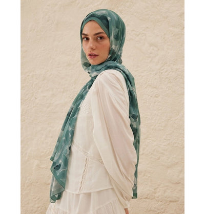 Modefa Shawl Ocean Rami Lightweight Hijab Shawl Lizzy - Ocean