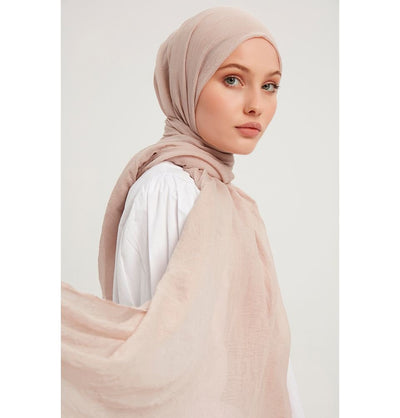 Modefa Shawl Pale Beige Comfort Hijab Shawl - Pale Beige