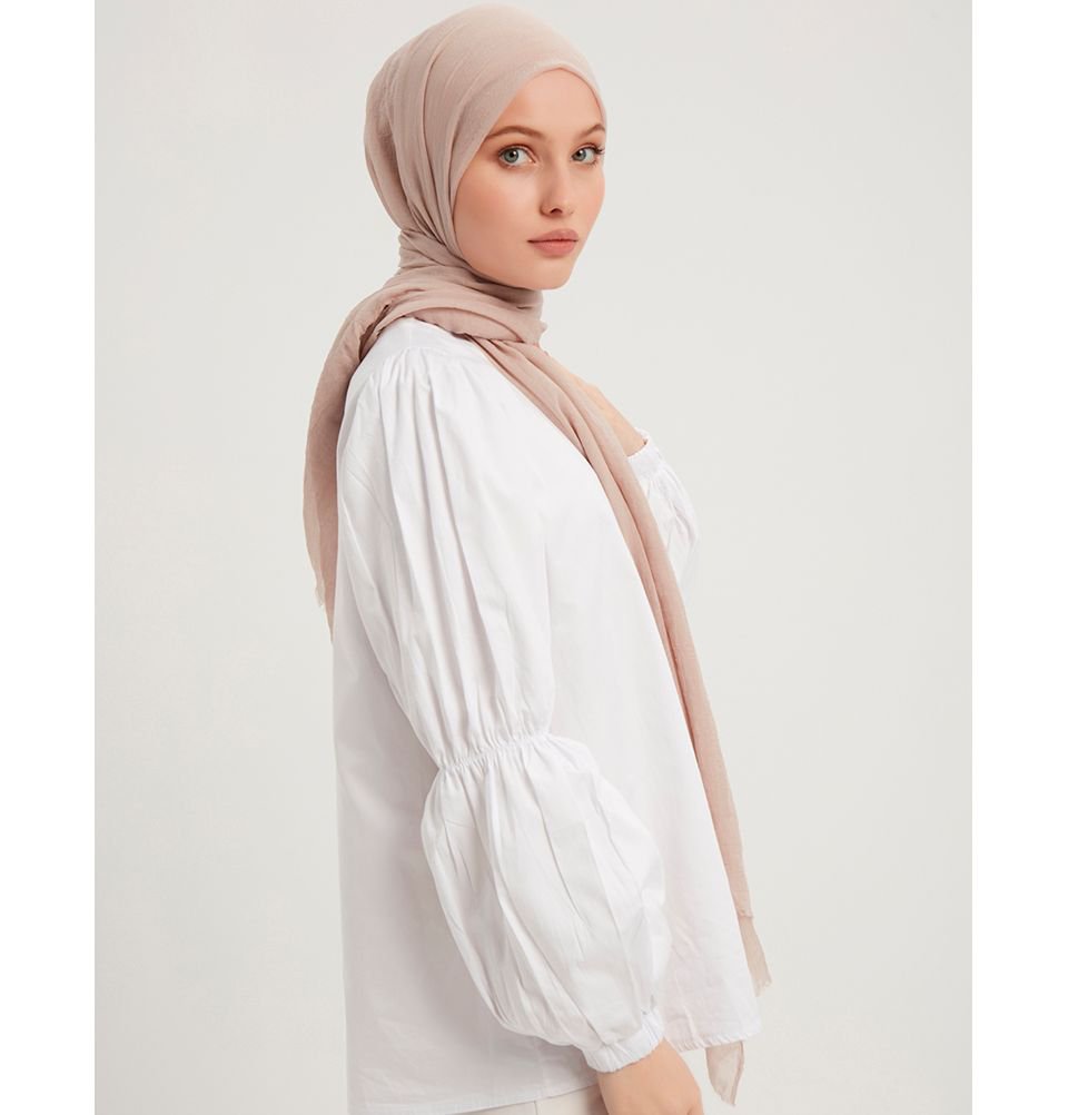 Modefa Shawl Pale Beige Comfort Hijab Shawl - Pale Beige
