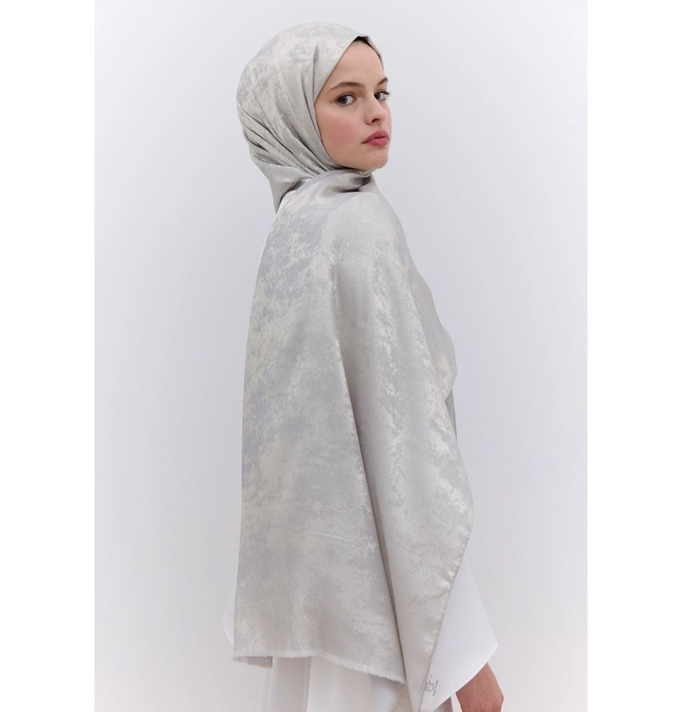 Modefa Shawl Pearl Luxury Shine Hijab Shawl - Pearl