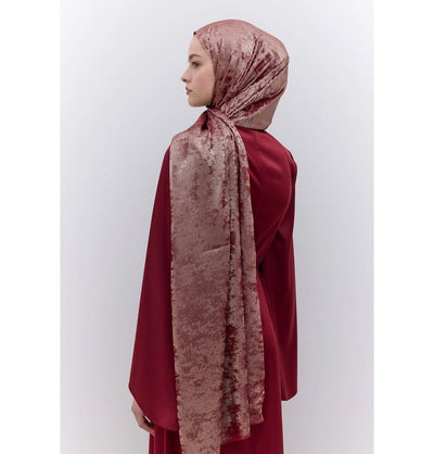 Modefa Shawl Red Luxury Shine Hijab Shawl - Red