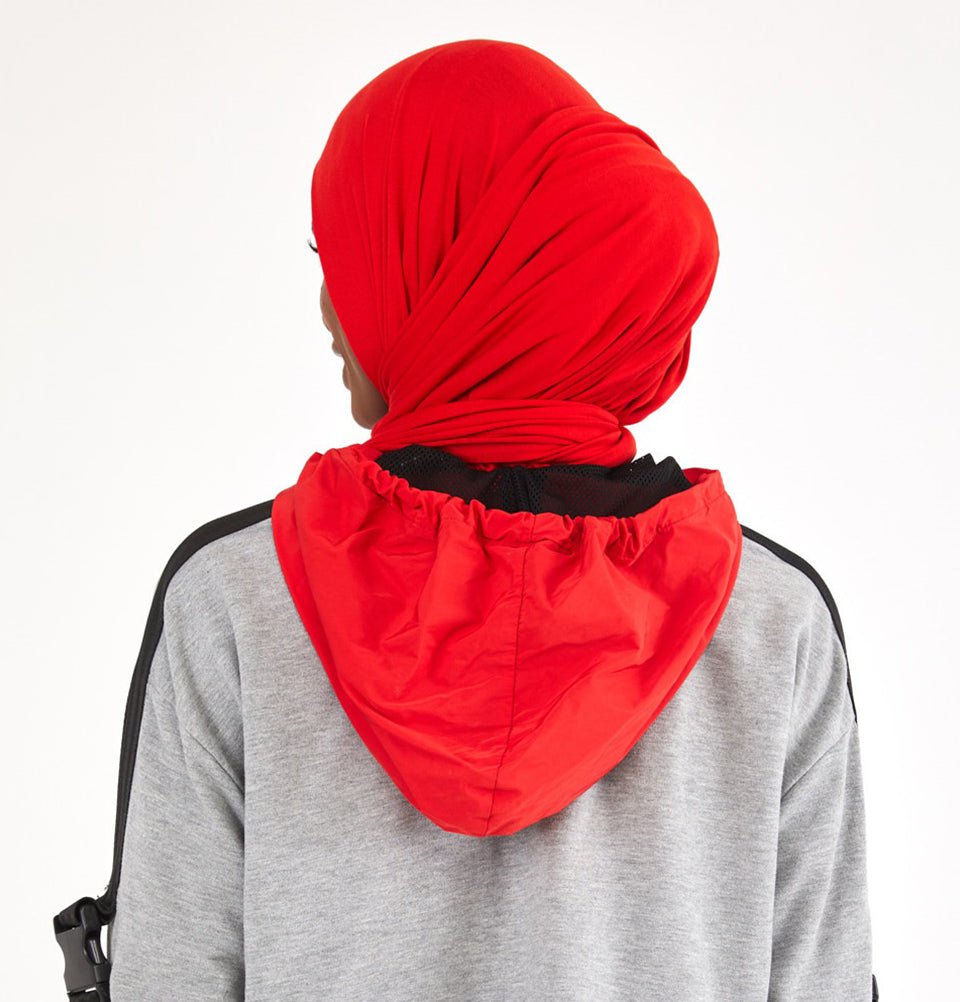 Modefa Shawl Red Soft Jersey Shawl Hijab - Red