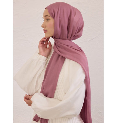 Modefa Shawl Rose Pink Everyday Basic Soft Viscose Shawl Hijab - Rose Pink