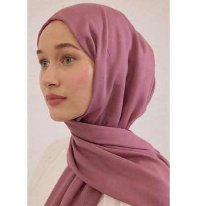 Modefa Shawl Rose Pink Everyday Basic Soft Viscose Shawl Hijab - Rose Pink