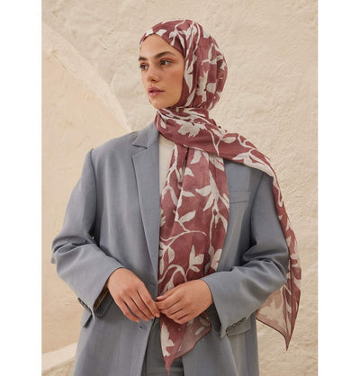 Modefa Shawl Rose Pink Rami Lightweight Hijab Shawl Petunia - Rose Pink