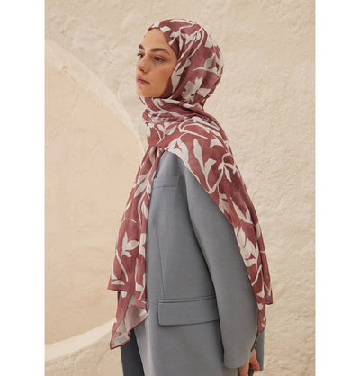 Modefa Shawl Rose Pink Rami Lightweight Hijab Shawl Petunia - Rose Pink