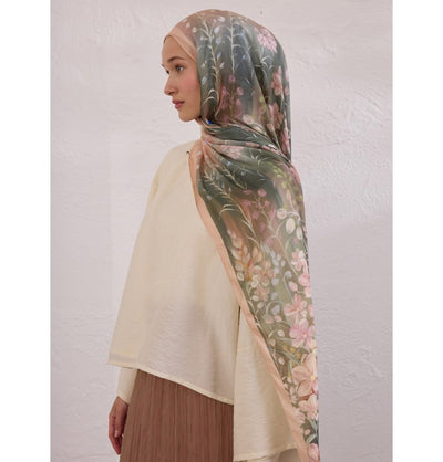Modefa Shawl Salmon Rami Lightweight Hijab Shawl Wisteria - Salmon