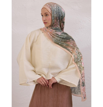 Modefa Shawl Salmon Rami Lightweight Hijab Shawl Wisteria - Salmon