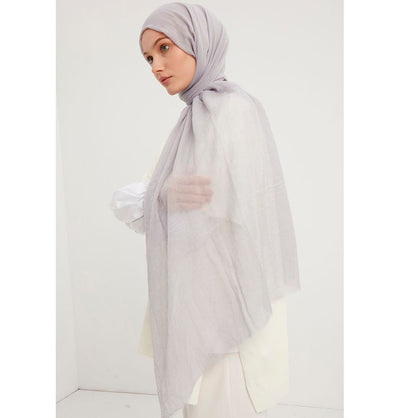 Modefa Shawl Silver Comfort Hijab Shawl - Silver