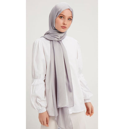 Modefa Shawl Silver Shine Hijab Shawl - Silver