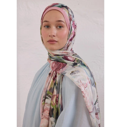 Modefa Shawl Soft Pink Rami Lightweight Hijab Shawl Nerissa - Soft Pink