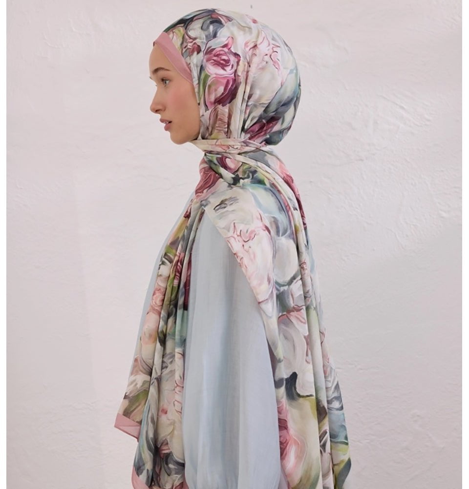 Modefa Shawl Soft Pink Rami Lightweight Hijab Shawl Nerissa - Soft Pink