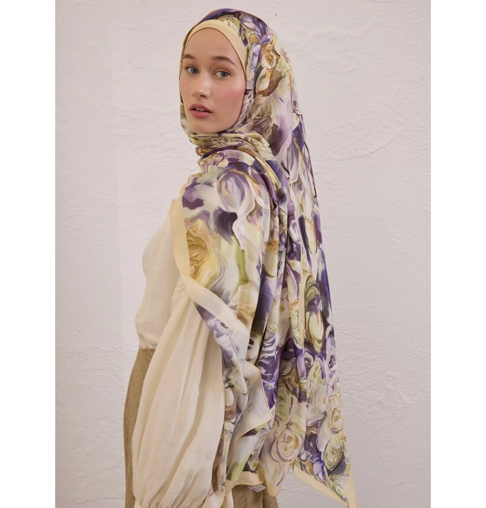 Modefa Shawl Soft Yellow Rami Lightweight Hijab Shawl Nerissa - Soft Yellow