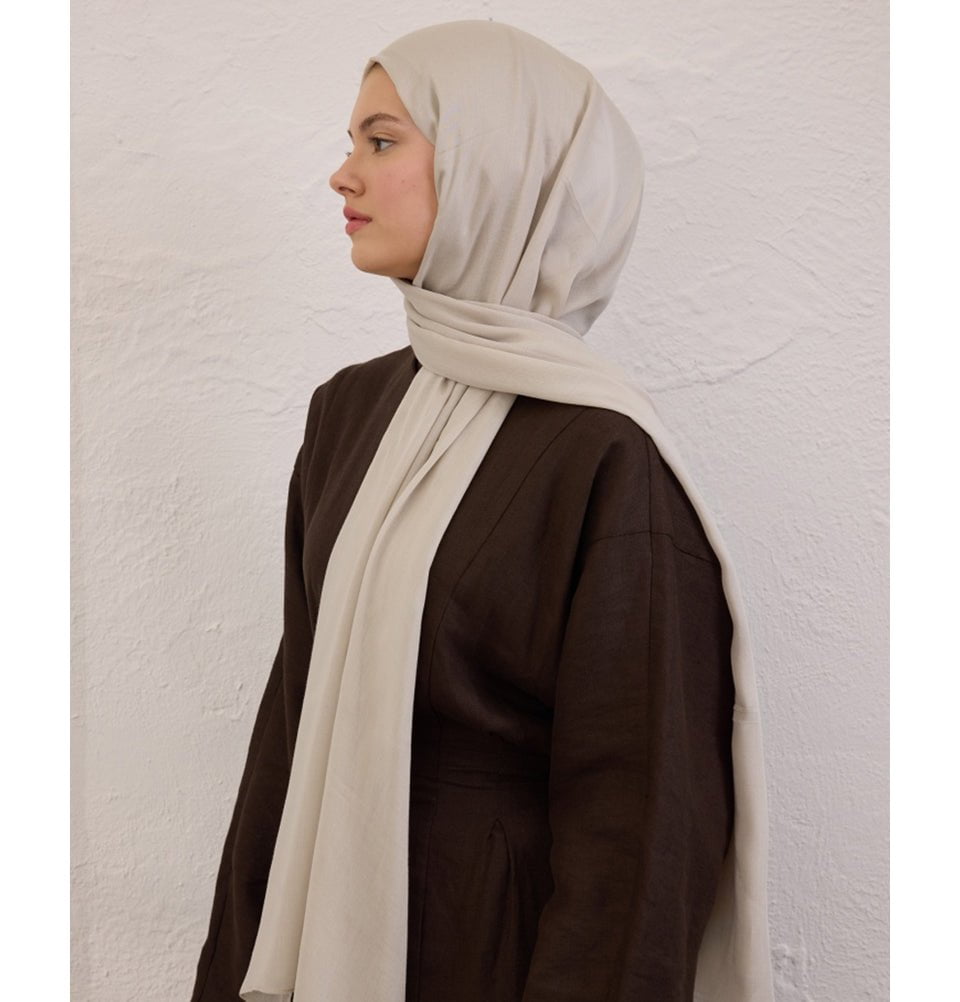 Modefa Shawl Stone Everyday Basic Soft Viscose Shawl Hijab - Stone