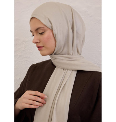 Modefa Shawl Stone Everyday Basic Soft Viscose Shawl Hijab - Stone