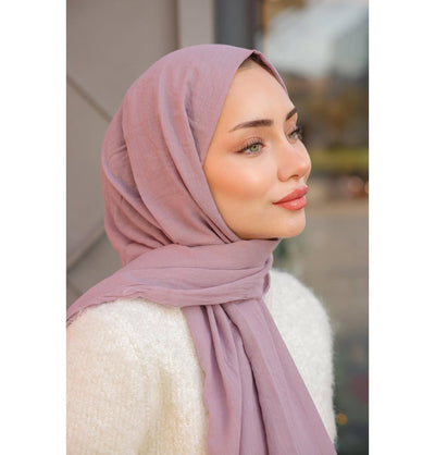 Modefa Shawl Taro Purple Premium Knit Cotton Hijab Shawl - Taro Purple