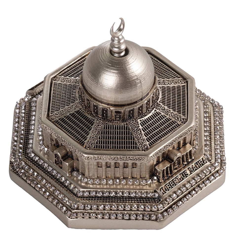 Modefa Silver Islamic Home Decor Al Aqsa Dome of the Rock Replica - Silver Mini