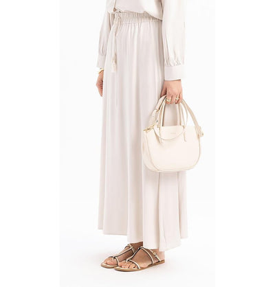 Modefa Skirt Modern Muslim Women's Casual Viscose A-Line Skirt - M62080 Stone Beige
