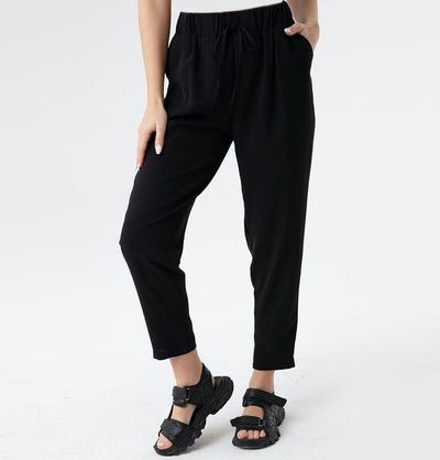 Modefa Straight Leg Casual Pants 31137 - Black