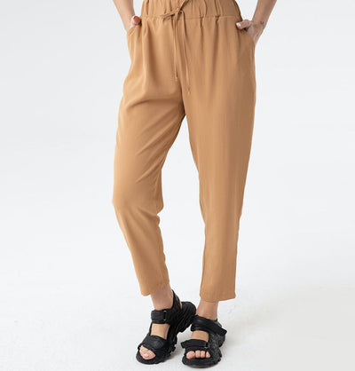 Modefa Straight Leg Casual Pants 31137 - Camel Beige