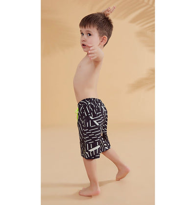 Modefa Swimsuit Boy's Modest Swim Shorts - MB2363 Black