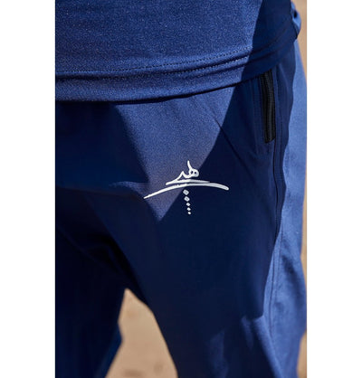 Modefa Swimsuit Men's Modest Swim Shorts - S2402 Nautical Blue