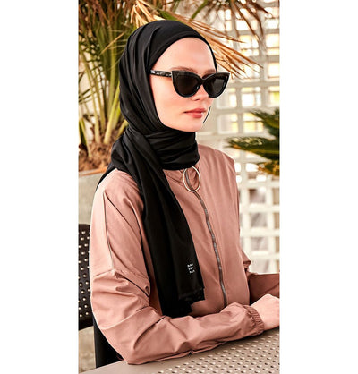 Modefa Swimsuit Women's Swim Cap Shawl Hijab - MB2401 Black