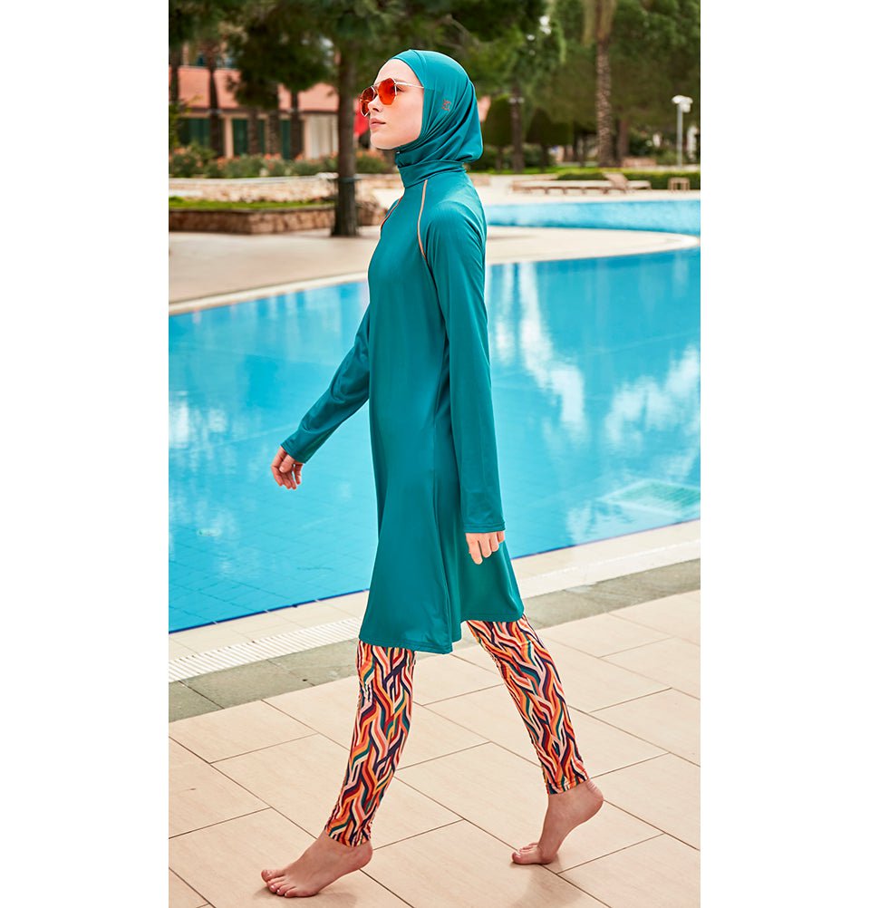 white christmas dresses Swimwear Burkini 3pcs Comfortable Muslim Swimming Suit