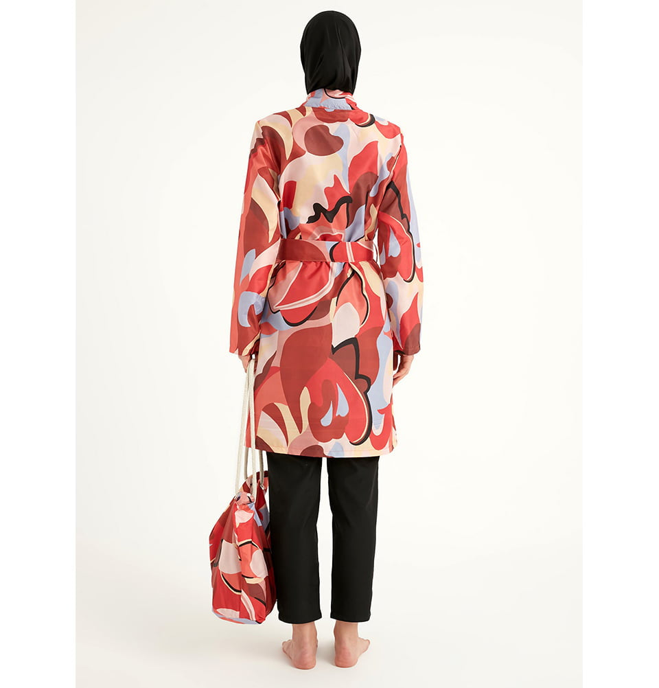 Women's Two Piece Full Coverage Modest Swimsuit - MR2515