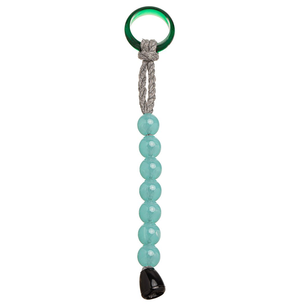 Modefa Tesbih Islamic Tawaf Misbaha Tesbih Acrylic Umrah/Hajj 7 Prayer Beads - Teal
