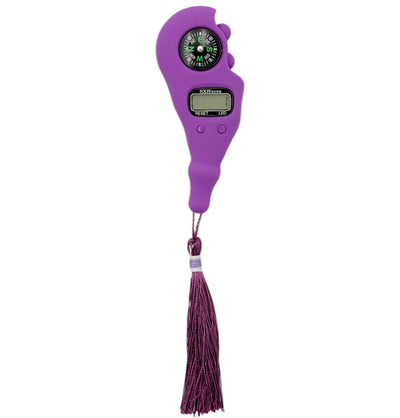 Modefa Tesbih Purple Islamic Handheld LED Digital Tesbih Counter with Compass - Purple